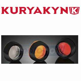 Fv36 Kuryakyn Mn/fv36 Deep Dish Bezels With Lenses For Bullet Turn Signals 2003-2007 Kr