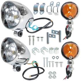 Labwork Law129300 Motorcycle Passing Driving Spot Fog Lamp Turn Signal Light For Dyna Suzuki Honda