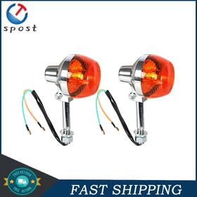 Labworkauto Sst1273t For Honda Ct70 Ct90 Xl100 Cb350 Cm400 Cb450 Cb750 Turn Signal Light 8mm 12v Pair