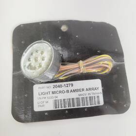 Lazer Star 2040-1279 Motorcycle Micro-b Mini Light Amber Array