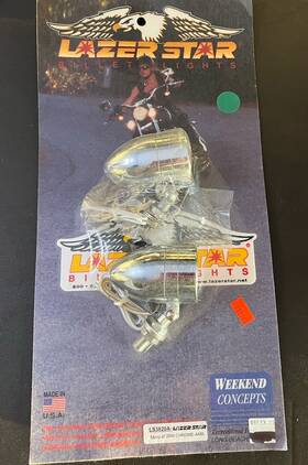Lazer Star Ls3820a Chrome Amber Micro 20w Billet Lights