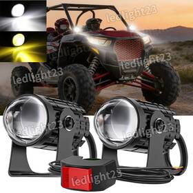 Ledlight23 Mj10 Pair Mini Cubes Led Work Lights Fog Driving Lamp Fit Offroad Atv Utv Motorcycle