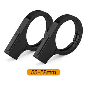 Lenkdou Mp02-001-0044b-58mmlmt 2x Motorcycle Fork Tubes 55-58mm Led Turn Signal Indicators Light Amber Blinker