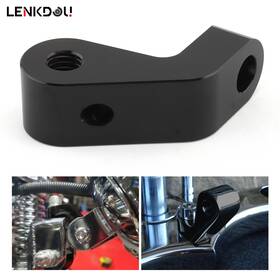 Mp02-002-0017bl1 Lenkdou Extended Headlight Mounting Block Brackets For Harley Custom Mount H7 Mp02-002-0017bl1 Lenkdou Extended Headlight Mounting Block Brackets For Harley Custom Mount H7