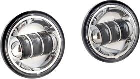 Letric Lighting Co. 810088722523 Llc-ilpl-c 4.5 Inch Led Passing Lamp For Fits Indian - Chrome