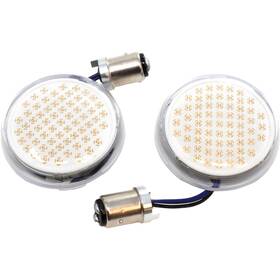 Letric Lighting Co. Llc-d7a Deluxe Bullet Style Turn Signal Inserts - Amber 1157