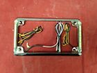 License Led Turn Motorcycle Plate Light Harley Bracket Signal Chrome Davidson