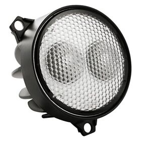 Light Trilliant Flush Mount 3.6inch 18w Round Black Powder Coated Housing Flood