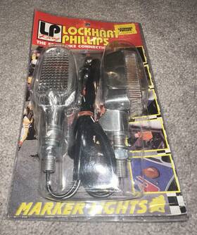 Lockhart Phillips 122-9985 Marker Lights Chrome / Clear Lens Single Filament