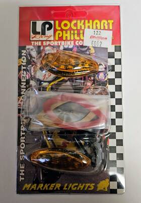 Lp 122-6002 Amber Honda 03-06 Cbr600rr Aero Led Flush Mount Turn Signals Marker Lights