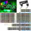 Lu-mc-adv-m-20pc Ledglow Lighting 20pc Advanced Million Color Led Smd Motorcycle Kit 192 Leds 714169596334
