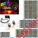 Lu-mc-adv-m 30pc Ledglow Lighting Advanced Million Color Led Flexible Motorcycle Kit