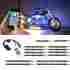 Lu-mc-adv-m-bc-14pc Ledglow 14pc Advanced Million Color Led Motorcycle Kit With Smartphone Control 842383106623
