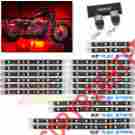 Lu-mc-smd-r-18pc Lu-mc-smd-r 18pc Ledglow Advanced Red Smd Led Motorcycle Light Kit 714169597140