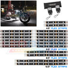 Lu-mc-smd-w-18pc Lu-mc-smd-w 18pc Ledglow Advanced White Smd Led Motorcycle Light Kit 714169597171