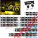 Lu-mc-smd-y-18pc Lu-mc-smd-y 18pc Ledglow Advanced Yellow Smd Led Motorcycle Light Kit 714169597256