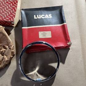 Lucas 534343 Triumph Nos Tr6c T100 C T20 Cub Chrome Headlight Rim 5 3/4 Inch Pn#