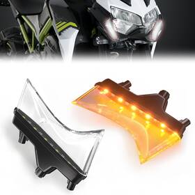Luxemoto Lx0001 Led Motorcycle Turn Signal Lights For Kawasaki Z900 Z650 20202025 Accessories