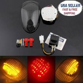 Madhornets Sl006 Taillight Integrated Turn Signals For Kawasaki Meanstreak Classic/lt/custom Us