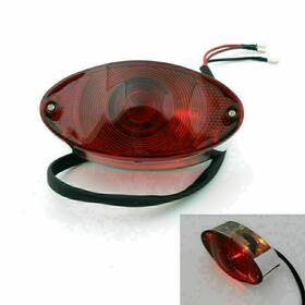 Madhornets Tl-309-chrome 5w/21w Bulb Fits Quad Atv Running Brake License Plate Tail Light Chrome N