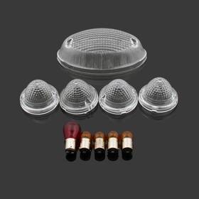 Madhornets Tl-447-clear Taillight Turn Signals Cover Bulbs Fit For Bonneville Se T100 Clear Us Stock E