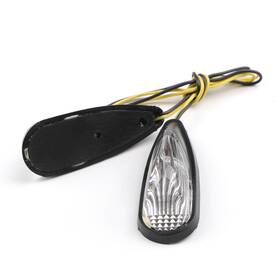 Madhornets Ts-084-clear Clear Turn Signals Fit For Ninja 250 500 Zx6 Zx7 Zx9 Yu