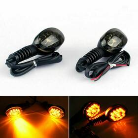 Madhornets Ts-104-smoke Front Rear Turn Signals Blinker Indicator Amber For Kawasaki Ninja 250r S D