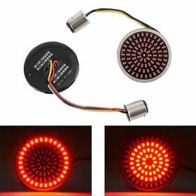 Madhornets Ts-186-red 1157 Led Turn Signal Light Inserts Lamp Fit Softail Touring Dyna Sportster Redyu