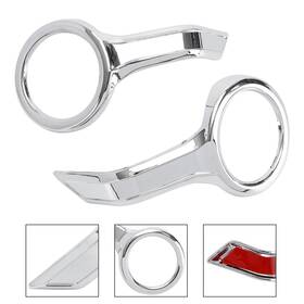 Madhornets Ts-188-chrome Chrome Fog Light Trim Rings Case For Honda Goldwing Gl1800 F6b 2018-2021 Yu