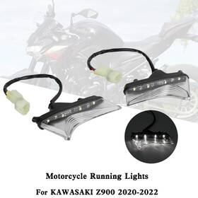 Madhornets Ts-217-clear Led Front Daytime Running Lights Headlight For Kawasaki Z900 2020-2022 Wr
