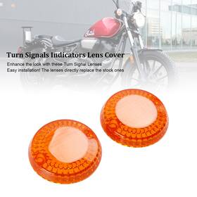 Madhornets Ts-243-amber Front/rear Turn Signals Lens Cover For Yamaha Xvs 950 Spec Bolt 2013-up