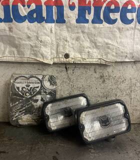 Marchal 759/750 Vtg 80s/90s 759 750 Dual Fog Lights Ford Harley Chopper Bobber