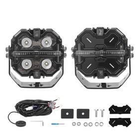 J3ydxr Maxpeedingrods 270 Led Driving Light Pods 160w For Off Road Atv Utv 4x4 Rgb Drl Spot White 12v J3ydxr Maxpeedingrods 270 Led Driving Light Pods 160w For Off Road Atv Utv 4x4 Rgb Drl Spot White 12v