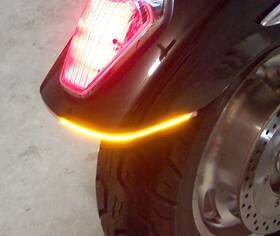 Mbw / Custom Dynamics Vtx-r103-clear Honda Vtx 1300c / 1800c Led Fender Eliminator Turn Signal Kit With Clear Lens