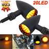 Md-un007001-4f Motorbike Led Bullet Amber Brake Blinker Turn Signal Tail Light