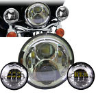 Mh-332008-7190 Unbranded New Led Projector Headlight Fog Passing Lights For Harley