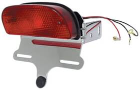 Mid Usa 11216 Rear Taillight License Plate Bracket For 84-99 Harley Softail Fxst Fxwg