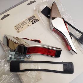 Mid-usa 11432 Motorcycle Side Markers Blinkers Chopper Bobber Metric Harley 90s Mid-usa Nos