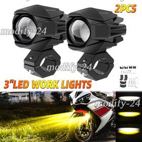 Mod Mf01-3in Pair 3 Inch Cubes Led Work Light Fog Driving Lamp Fit Motorcycle Atv Utv Offroad
