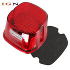 Motorcycle Led Brake Turn Signal Tail Light Red Lens For Touring 1999-2008