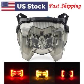 Motorshop 77us 550727834100 Taillight Integrated Rear Turn Signal Lamp Smoke Lens For Yamaha Mt-09 2017-2020