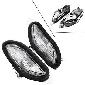Motorshop168 212500205575 2pcs Clear Front Turn Signal Indicator Lens Winker For Honda St1300 2002-2009 03