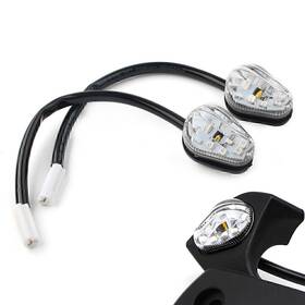Motorshop168 550724518614 2x Led Clear Turn Signal Light Fit Yamaha Fz10 09 07 Fz03 Fz25 Fj-09 Xsr 700 900