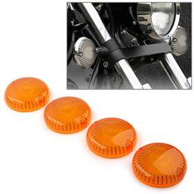 Motorshop168 550730242152 Turn Signal Lens Cover For Yamaha Road Star /v 1100 /vmax 1200 1700 Amber