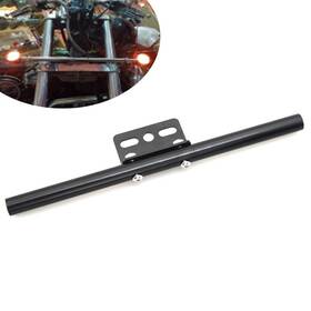 Motorshop168 550731477652 Front Rear Short Mount Turn Signal Light Tube Bar Bracket For Harley Dyna Black