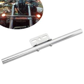 Motorshop168 550731728112 Front Rear Short Mount Turn Signal Light Tube Bar Bracket For Harley Dyna Chrome