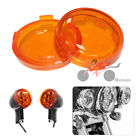 My-hlz-02-052902 Zxmt Pcs Orange Turn Signal Lens Amver Light Cover Fit