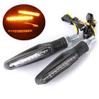 Nbs261865 Matcc Black Motorcycle Bike Led Turn Signal Light 6091693107422