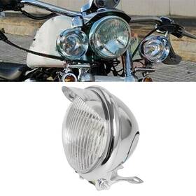 Never0say 331234306232 5ftft Front Headlight Lamp For Suzuki Honda Harley Cruise Chopper Touring Chrome