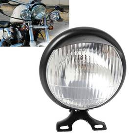 Newyoutube 550725489333 5ftft Motor Vintage Metal Front Headlight New For Harley Suzuki Honda